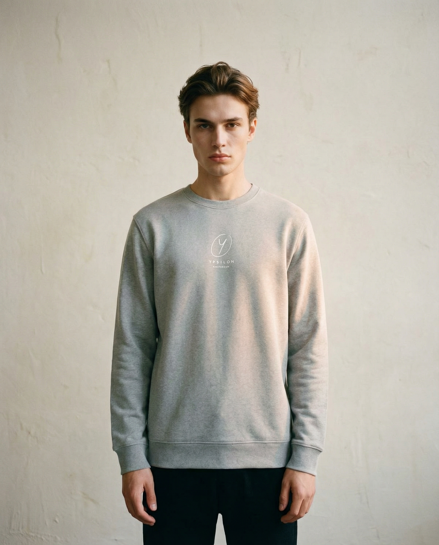 Sweatshirt Grey - White Logo