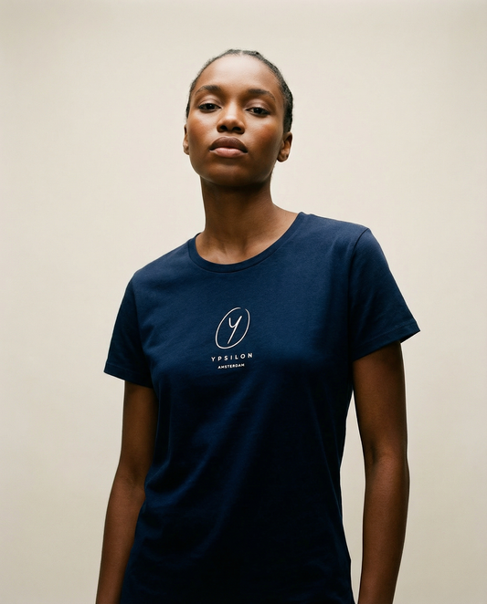 W Tee Navy Blue