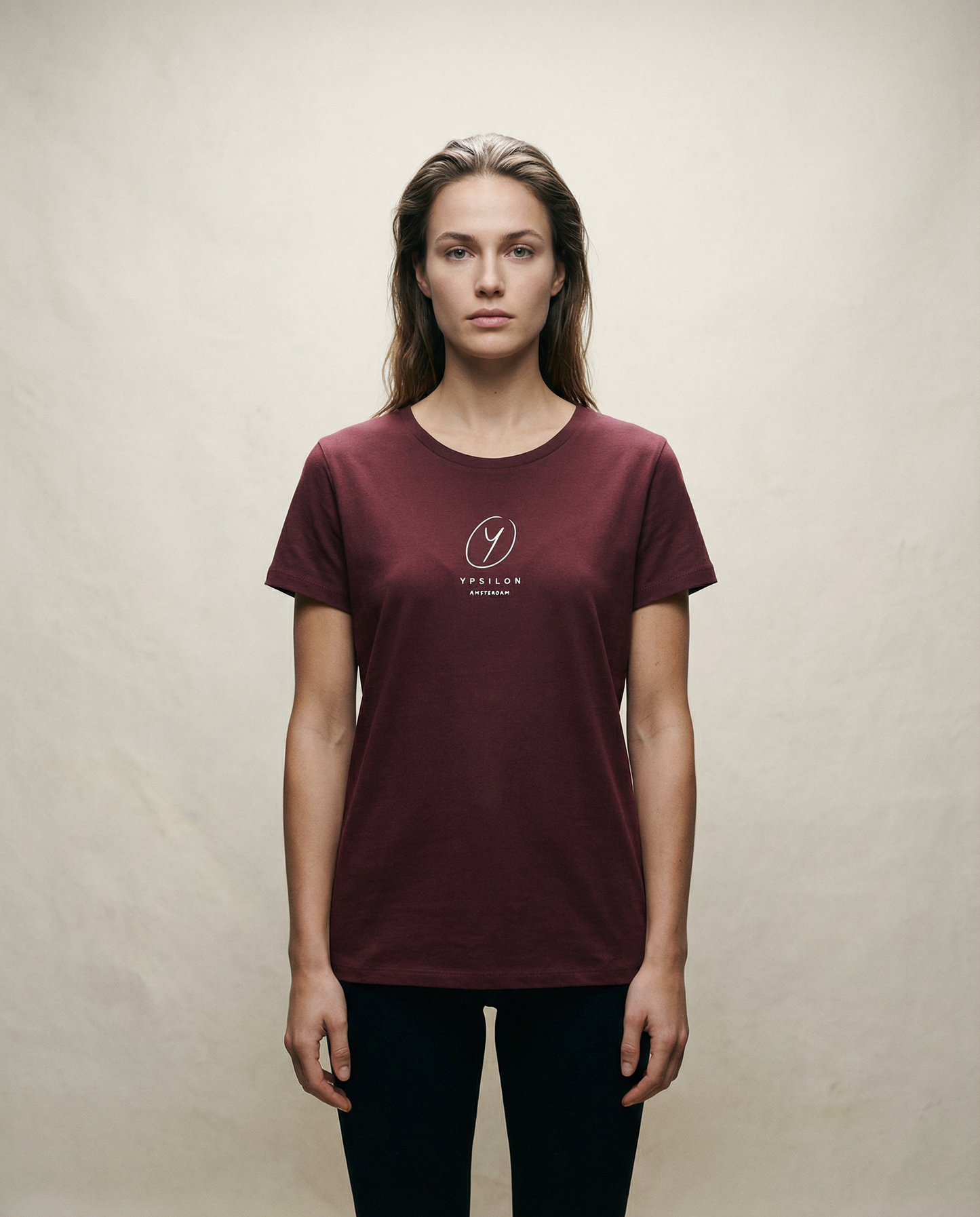 W Tee Burgundy