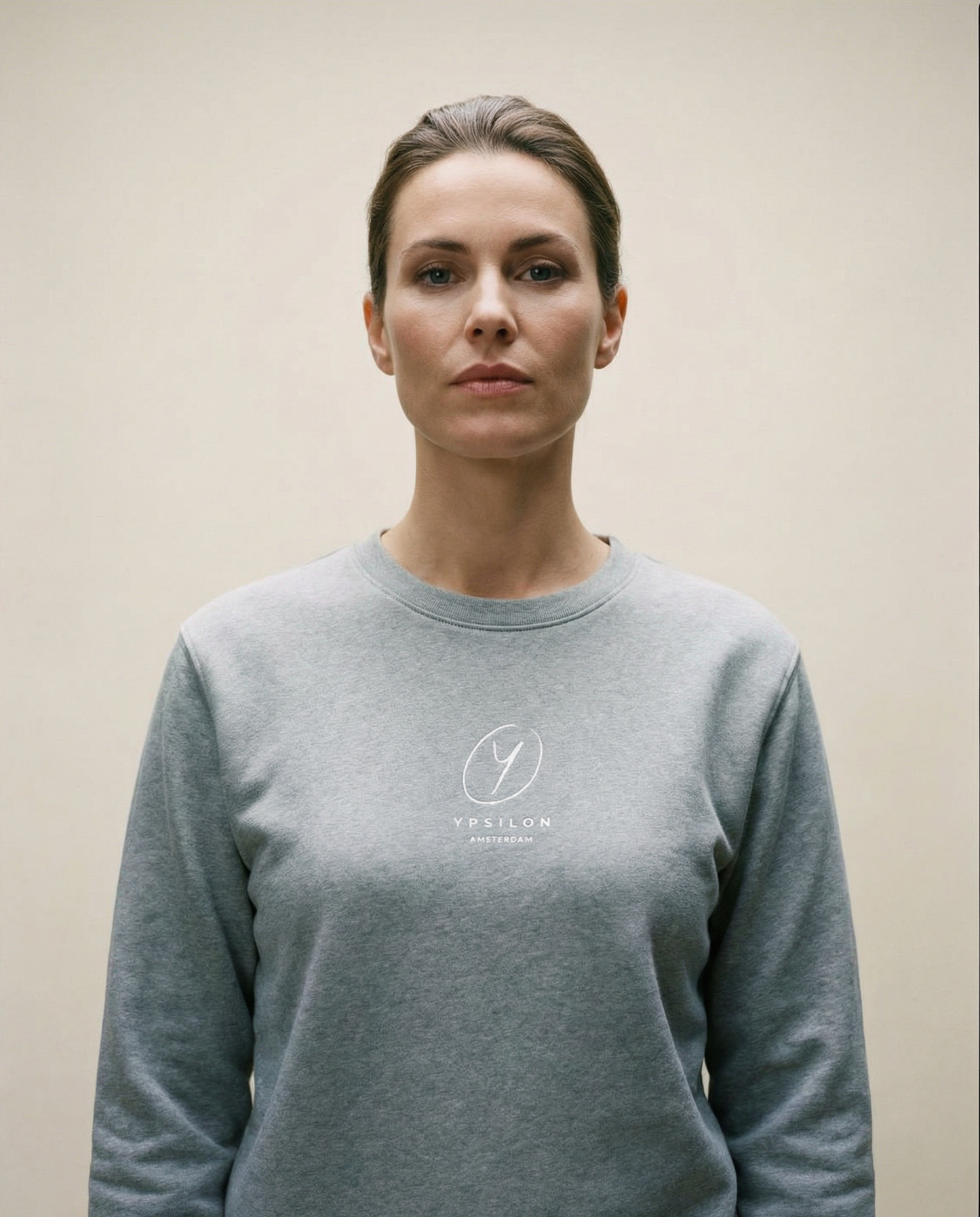 Sweatshirt Grey - White Logo