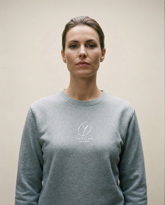 Sweatshirt Grey - White Logo